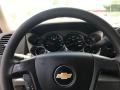Dark Titanium 2011 Chevrolet Silverado 2500HD Regular Cab Steering Wheel