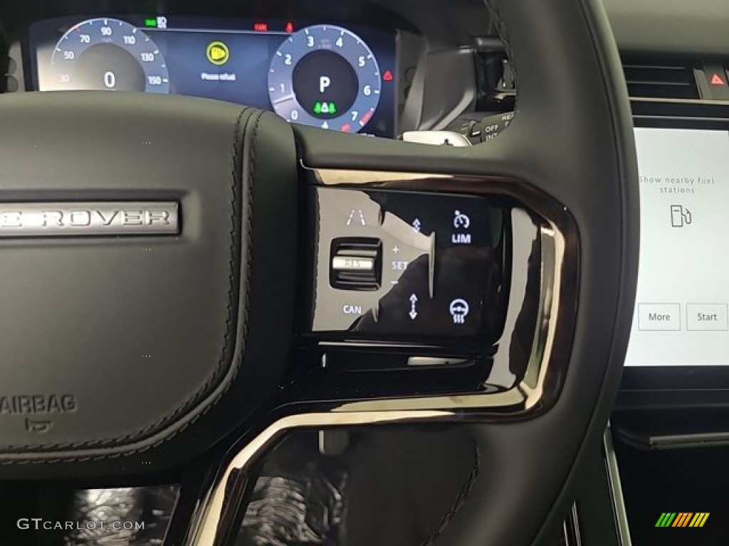2024 Land Rover Range Rover Velar Dynamic SE Ebony Steering Wheel Photo #146364237