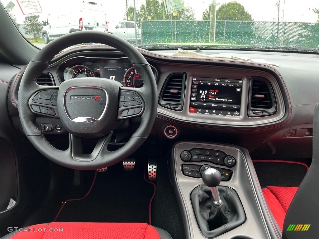 2023 Dodge Challenger R/T Scat Pack Plus Ruby Red/Black Dashboard Photo #146364273