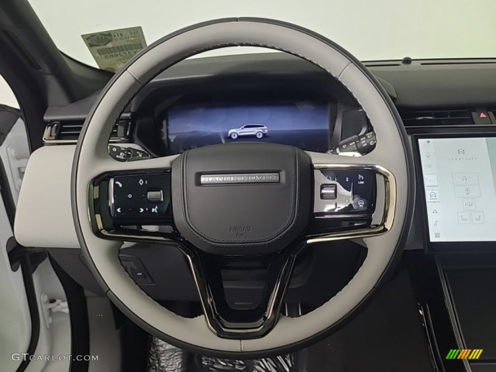 2024 Land Rover Range Rover Velar Dynamic SE Cloud/Ebony Steering Wheel Photo #146364514