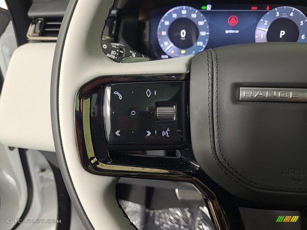 2024 Land Rover Range Rover Velar Dynamic SE Cloud/Ebony Steering Wheel Photo #146364525