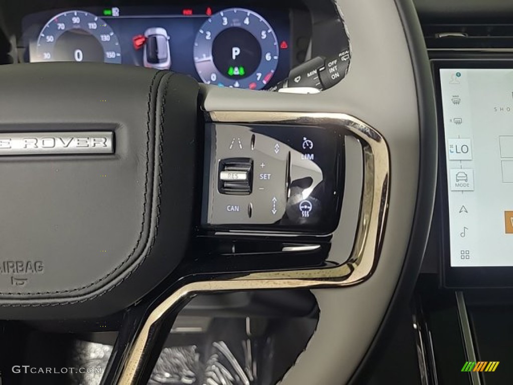 2024 Land Rover Range Rover Velar Dynamic SE Cloud/Ebony Steering Wheel Photo #146364534