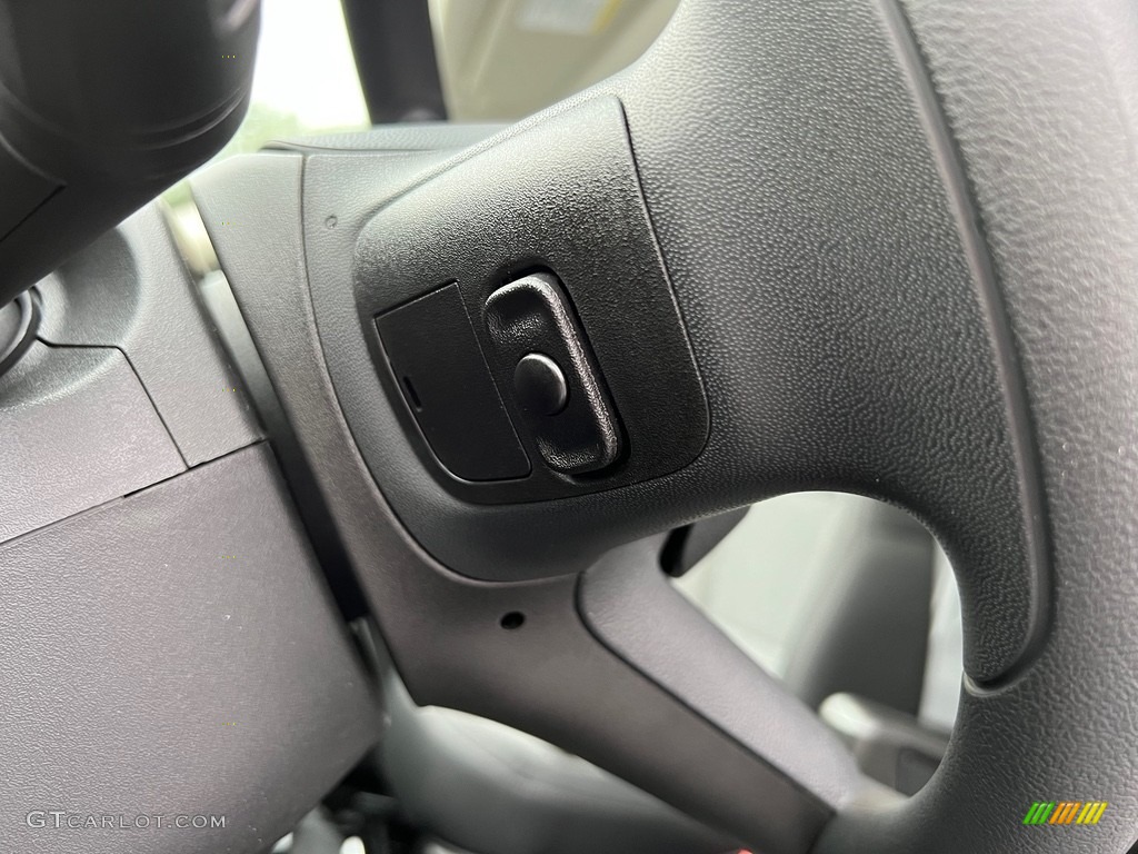 2023 Ram ProMaster 2500 High Roof Cargo Van Black Steering Wheel Photo #146364543