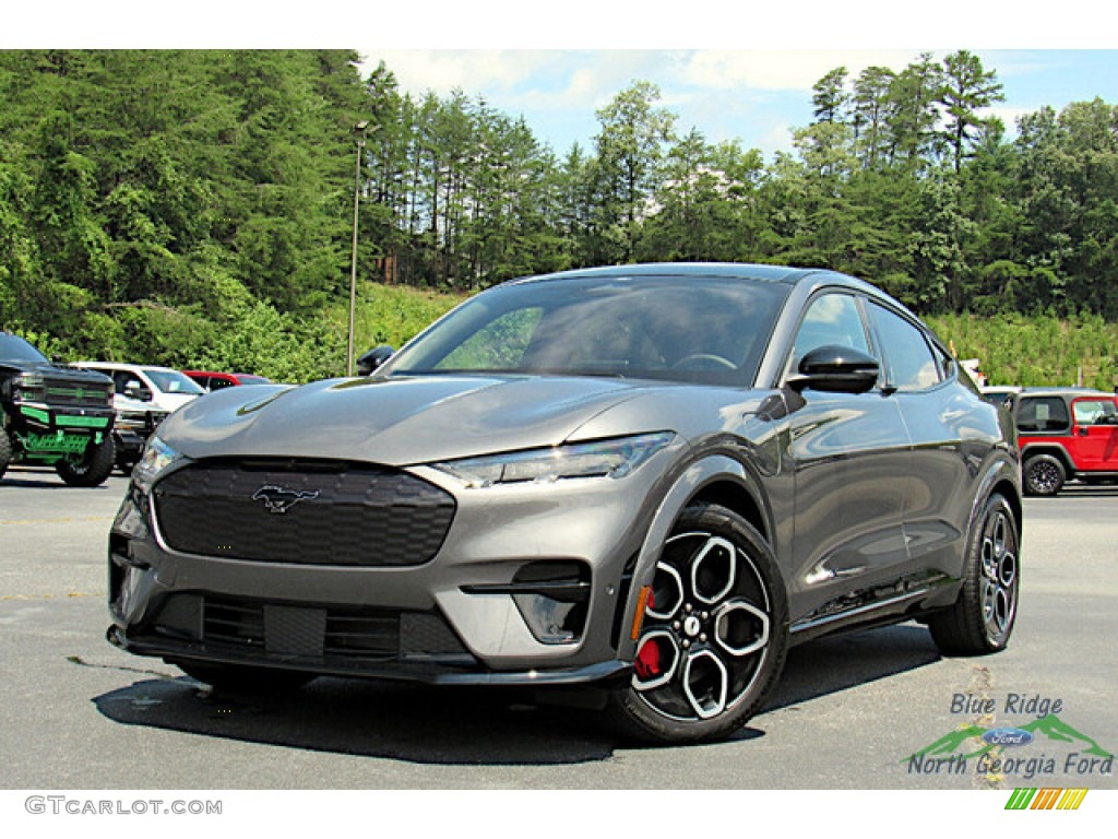 Carbonized Gray Metallic 2023 Ford Mustang Mach-E GT eAWD Exterior Photo #146364748