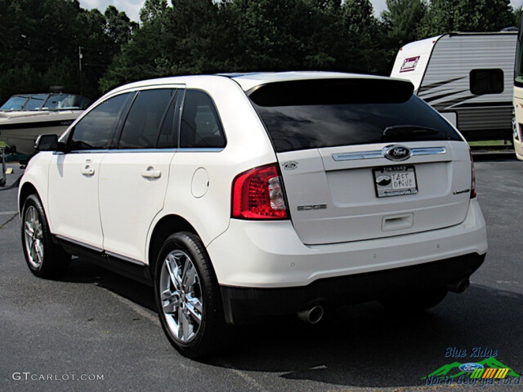 2013 Edge Limited - White Platinum Tri-Coat / Medium Light Stone photo #3