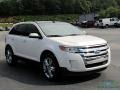 2013 White Platinum Tri-Coat Ford Edge Limited  photo #7