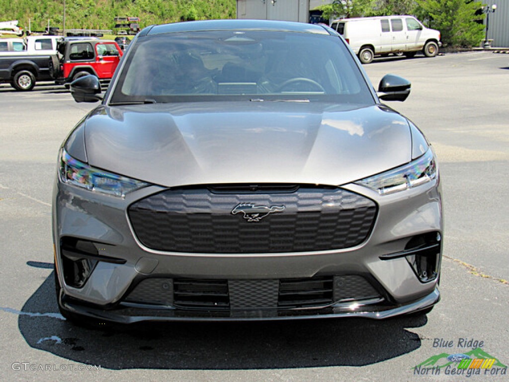 2023 Mustang Mach-E GT eAWD - Carbonized Gray Metallic / Black Onyx/Copper photo #8