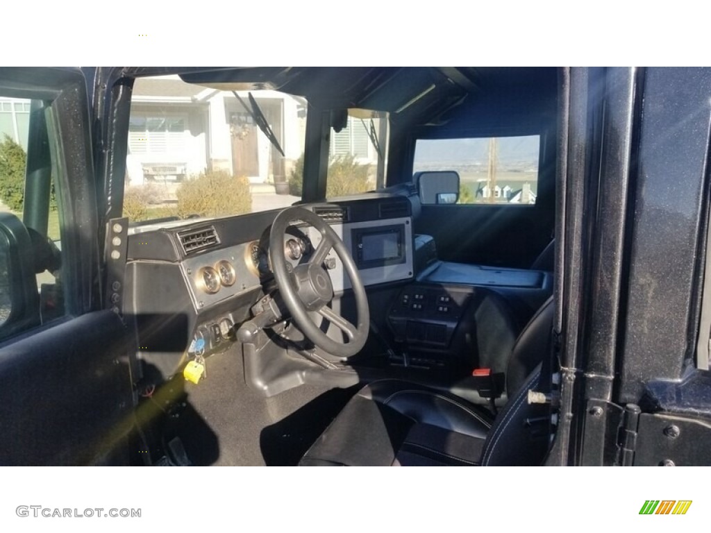 Black Interior 1986 Hummer H1 Hard Top Photo #146364944