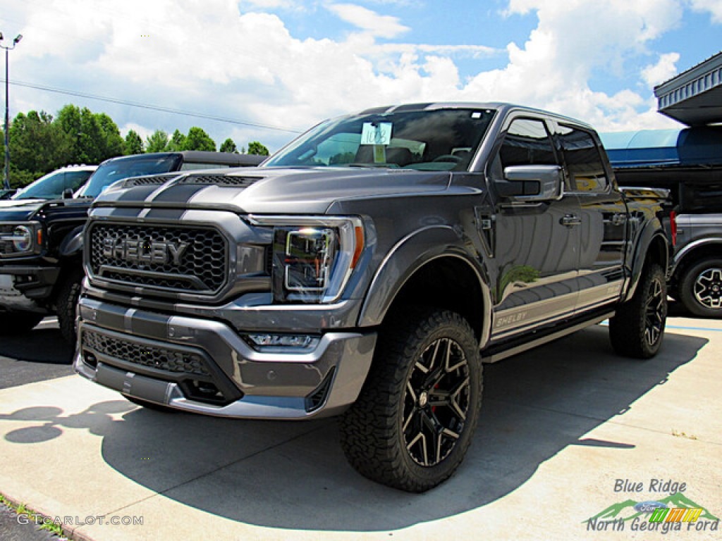 Carbonized Gray Metallic 2023 Ford F150 Shelby SuperCrew 4x4 Exterior Photo #146365355