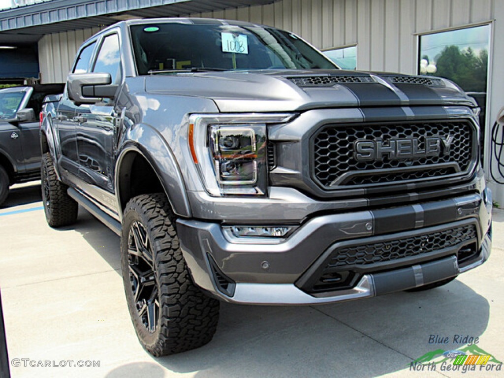 Carbonized Gray Metallic 2023 Ford F150 Shelby SuperCrew 4x4 Exterior Photo #146365457