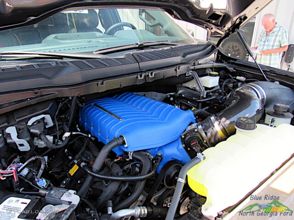 2023 Ford F150 Shelby SuperCrew 4x4 5.0 Liter Supercharged DOHC 32-Valve Ti-VCT V8 Engine Photo #146365793