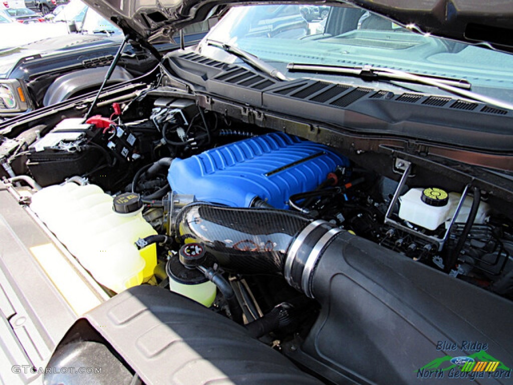 2023 Ford F150 Shelby SuperCrew 4x4 5.0 Liter Supercharged DOHC 32-Valve Ti-VCT V8 Engine Photo #146365826