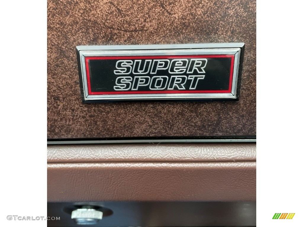 1984 Chevrolet El Camino SS Marks and Logos Photos