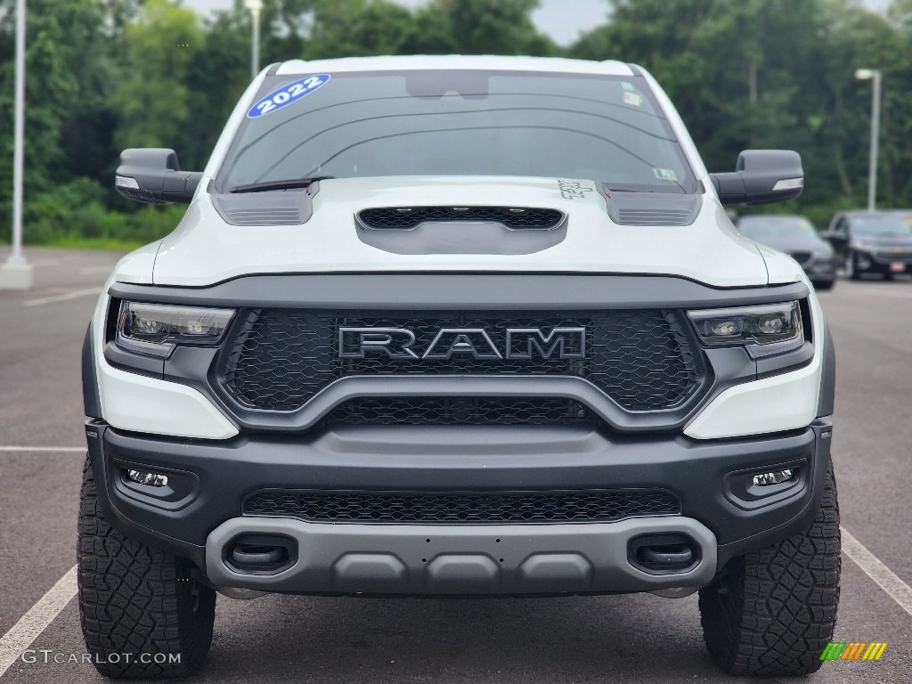 Bright White 2022 Ram 1500 TRX Crew Cab 4x4 Exterior Photo #146366938