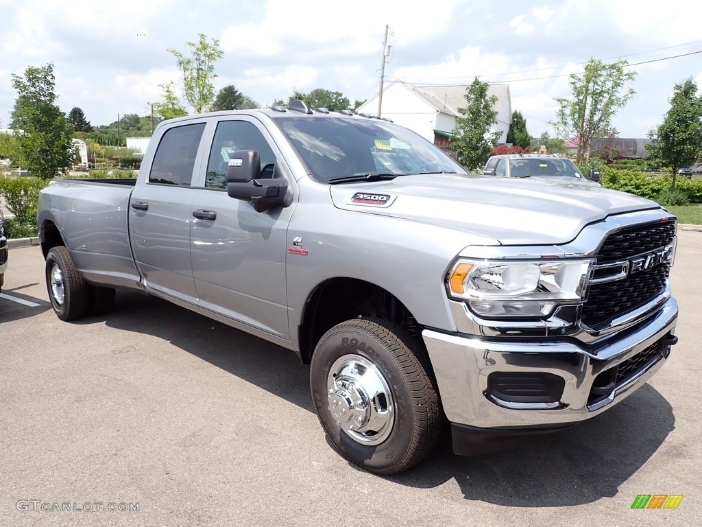 Billet Silver Metallic 2023 Ram 3500 Tradesman Crew Cab 4x4 Exterior Photo #146368402