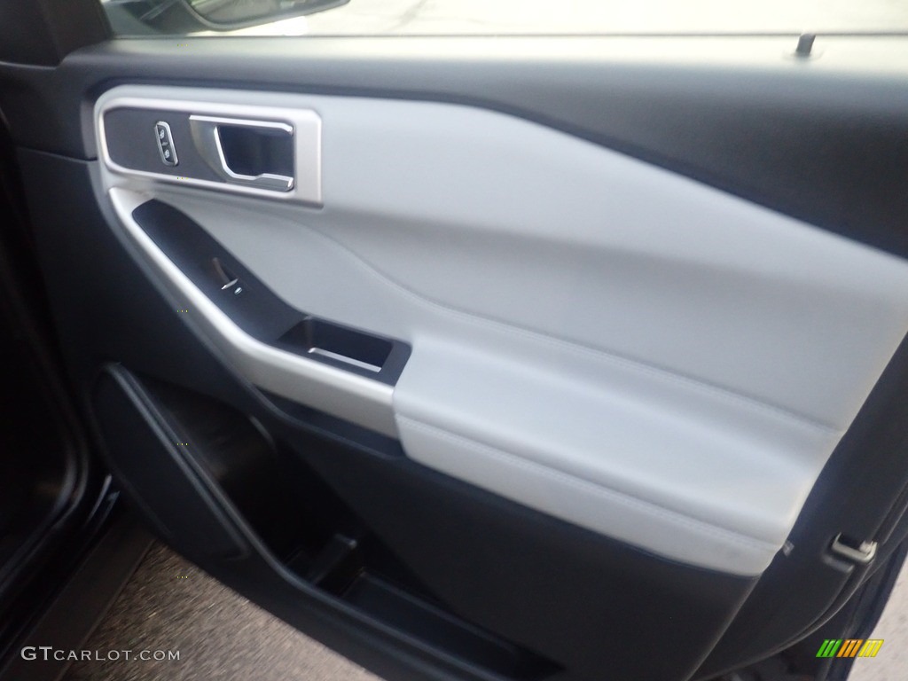 2021 Explorer XLT 4WD - Agate Black Metallic / Light Slate photo #16