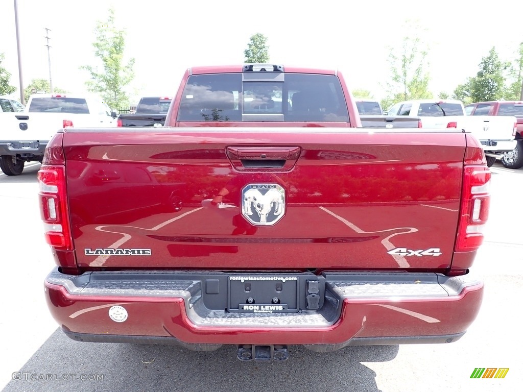 2023 2500 Laramie Crew Cab 4x4 - Delmonico Red Pearl / Black photo #4