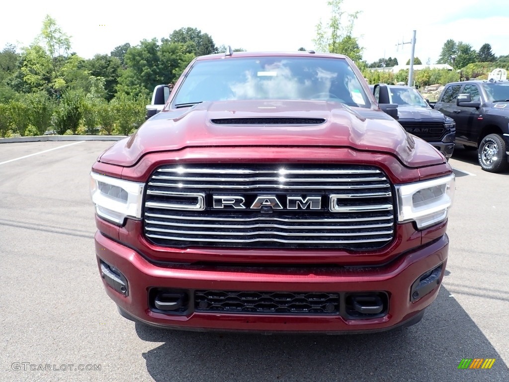 2023 2500 Laramie Crew Cab 4x4 - Delmonico Red Pearl / Black photo #9