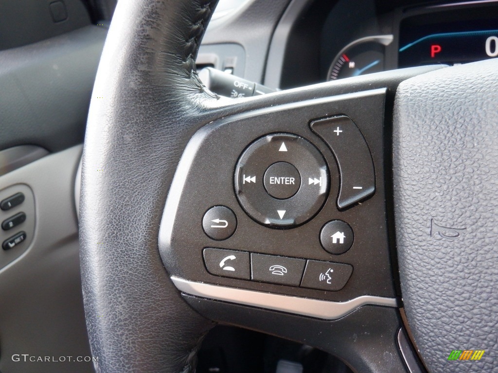 2020 Honda Pilot EX-L AWD Black Steering Wheel Photo #146370328