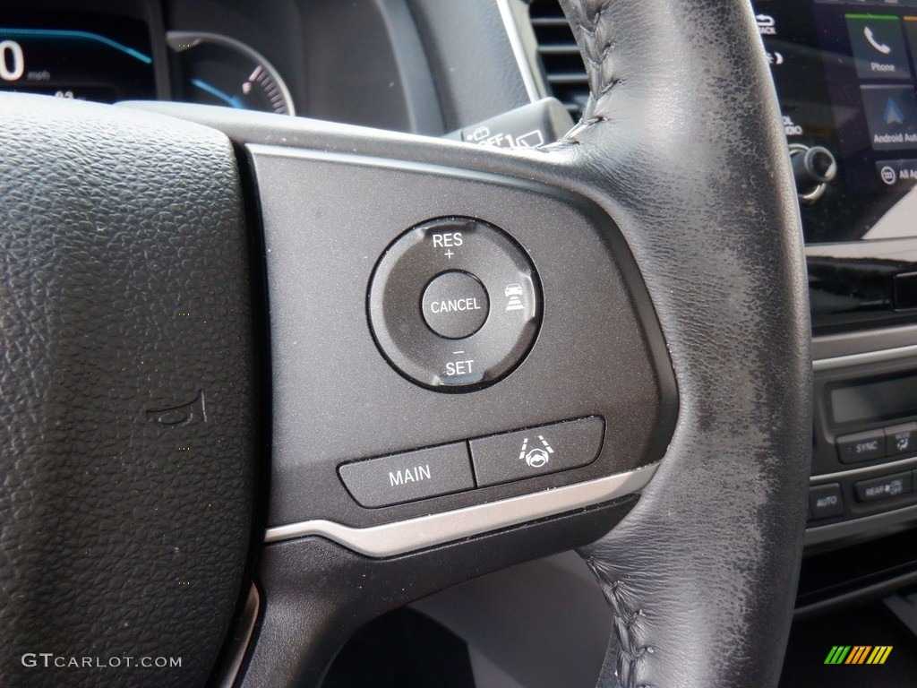 2020 Honda Pilot EX-L AWD Black Steering Wheel Photo #146370337