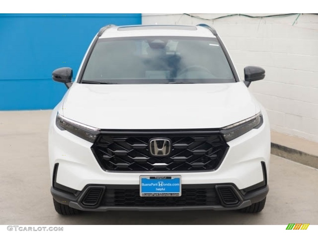 Platinum White Pearl 2023 Honda CR-V Sport Hybrid Exterior Photo #146370385