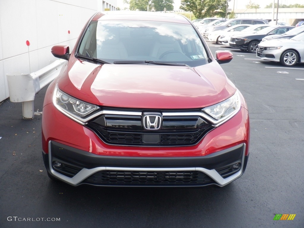 2021 CR-V EX-L AWD - Radiant Red Metallic / Black photo #5