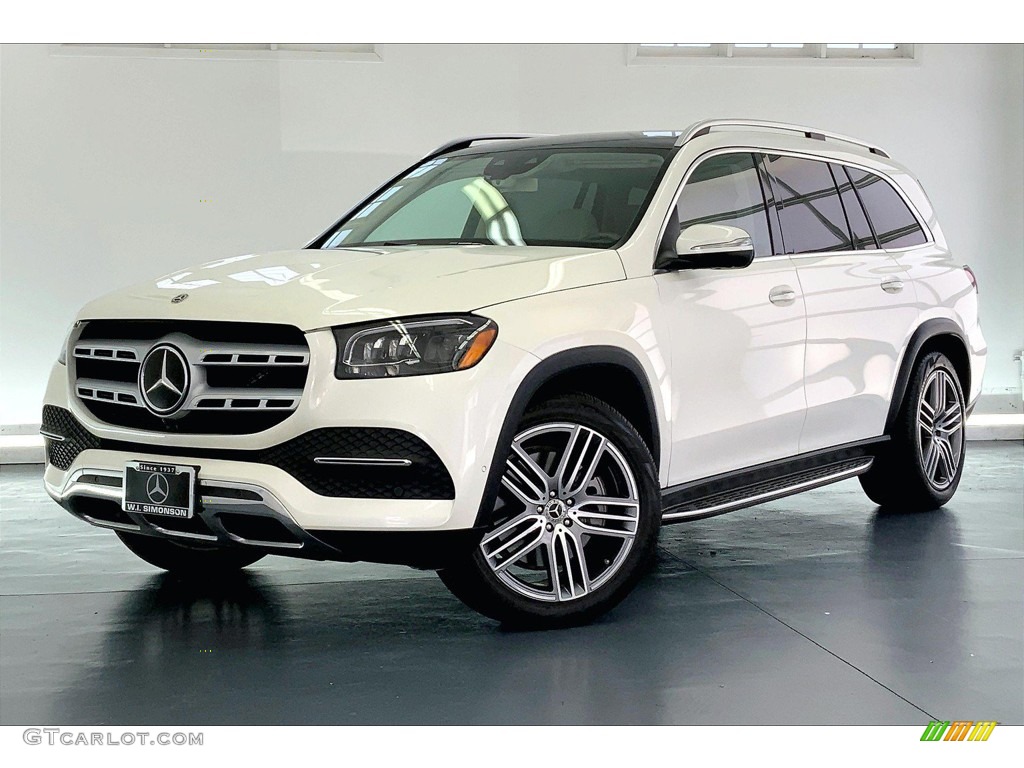designo Diamond White Metallic 2020 Mercedes-Benz GLS 450 4Matic Exterior Photo #146370820