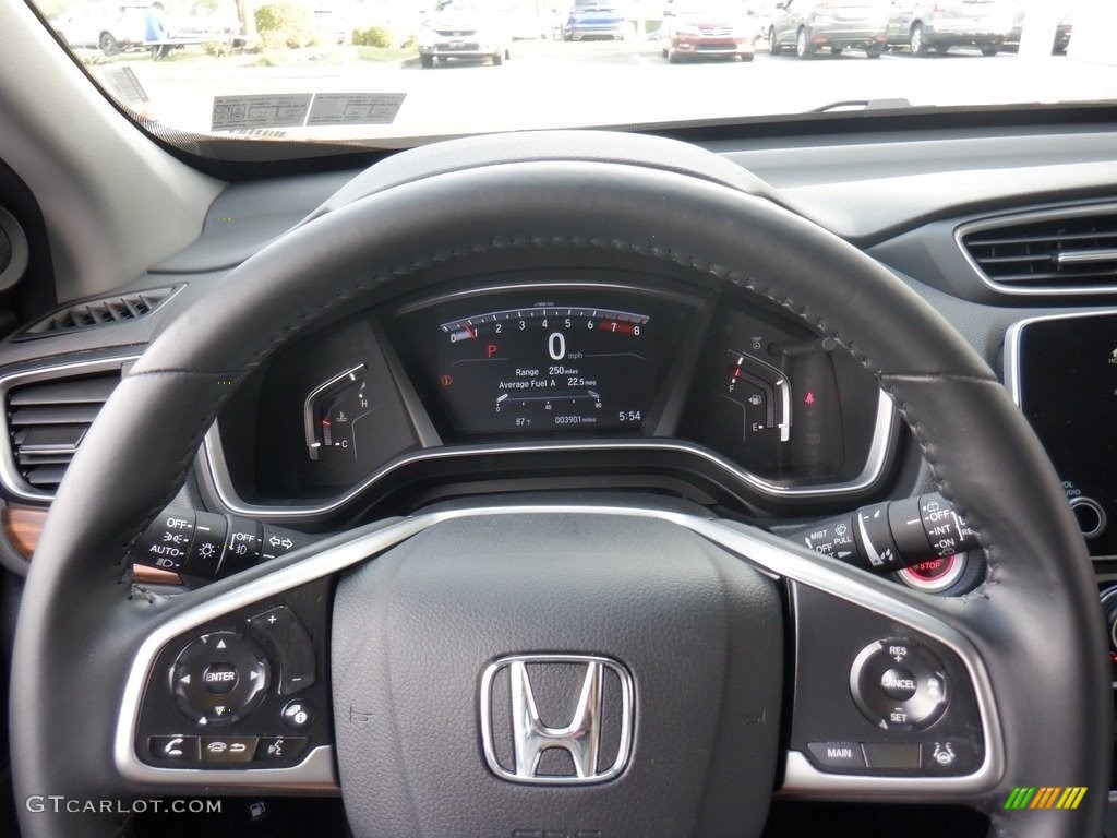 2021 Honda CR-V EX-L AWD Black Steering Wheel Photo #146370910