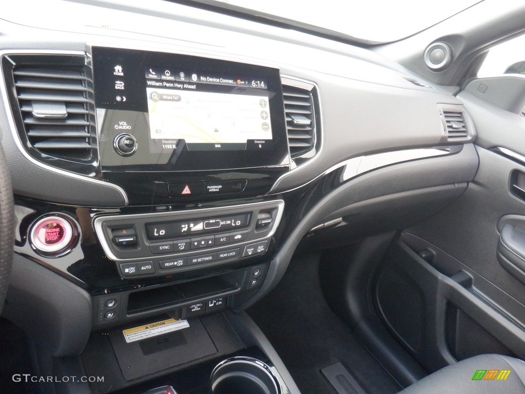 2022 Honda Passport Elite AWD Black Dashboard Photo #146371105