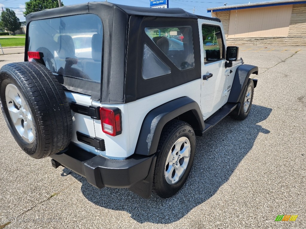 2017 Wrangler Sport 4x4 - Bright White / Black photo #4