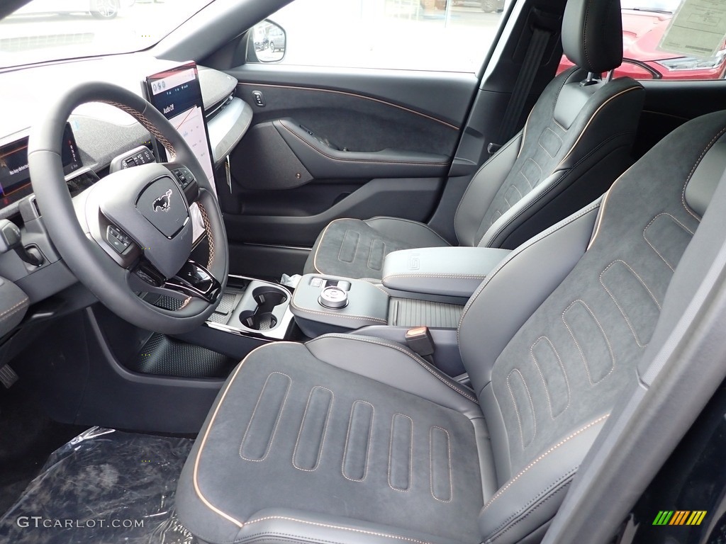 Black Onyx/Copper Interior 2023 Ford Mustang Mach-E GT eAWD Photo #146371865
