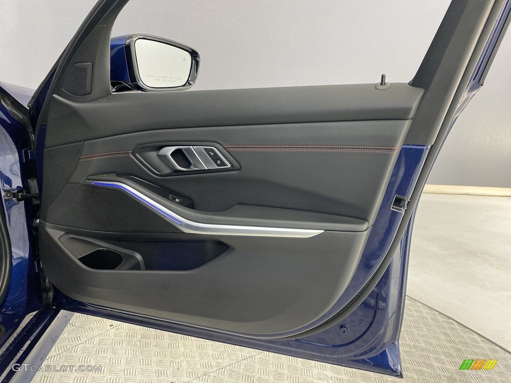 2020 3 Series 330i Sedan - Mediterranean Blue Metallic / Black photo #32