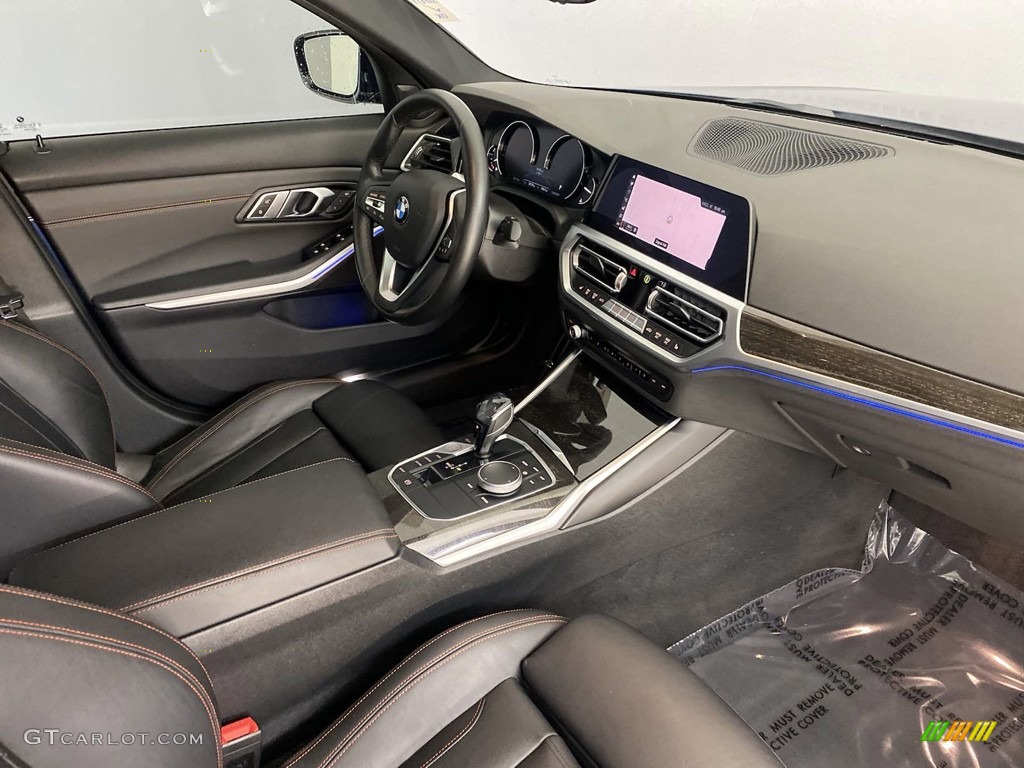 2020 3 Series 330i Sedan - Mediterranean Blue Metallic / Black photo #33