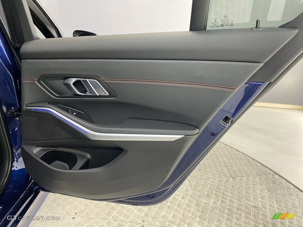 2020 3 Series 330i Sedan - Mediterranean Blue Metallic / Black photo #35