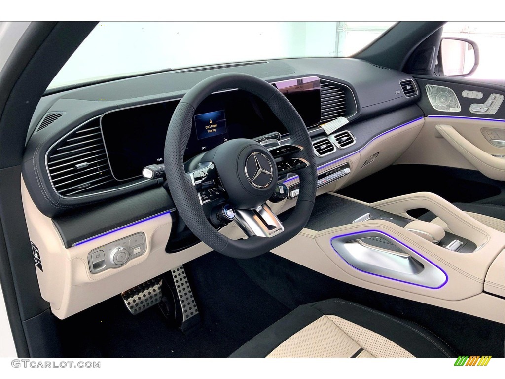 2024 Mercedes-Benz GLE 53 AMG 4Matic Macchiato Beige/Black Dashboard Photo #146372615