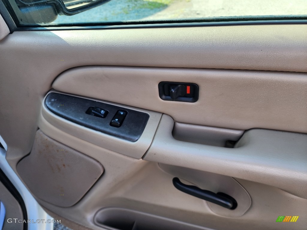 2004 Chevrolet Silverado 1500 LS Extended Cab Tan Door Panel Photo #146373251
