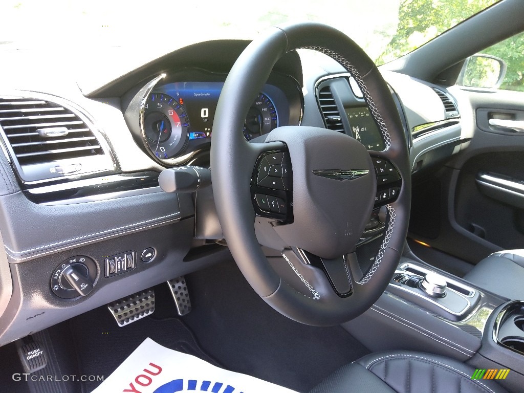 2023 Chrysler 300 C Black Steering Wheel Photo #146373737