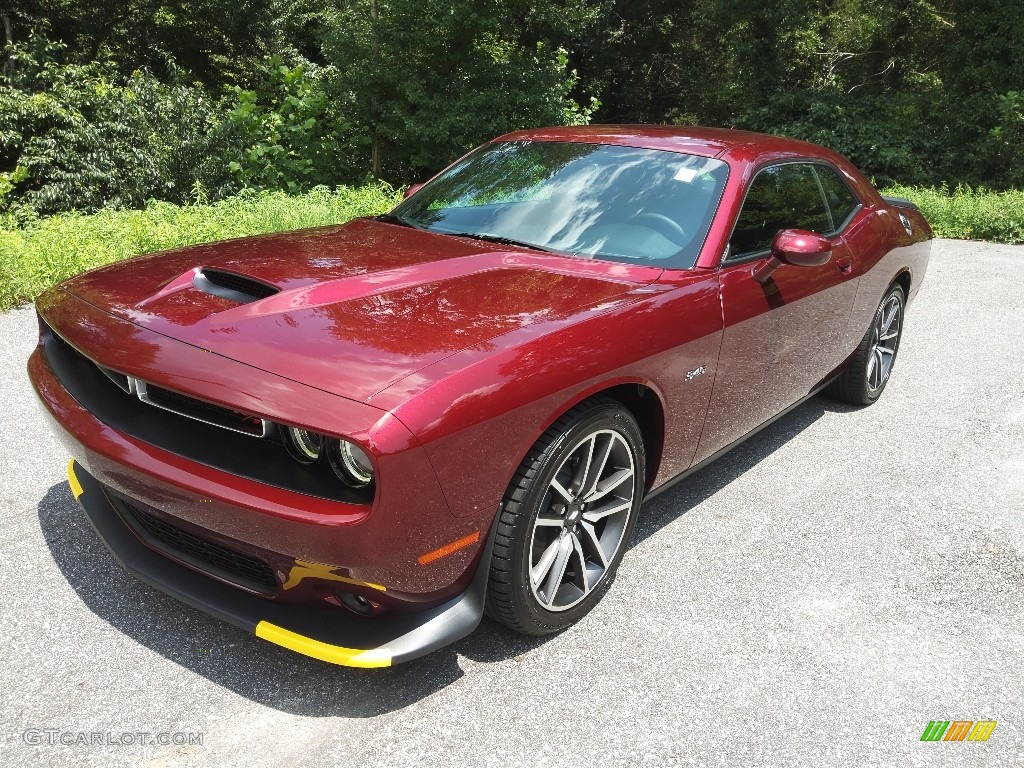 2023 Challenger R/T Plus - Octane Red Pearl / Black photo #2