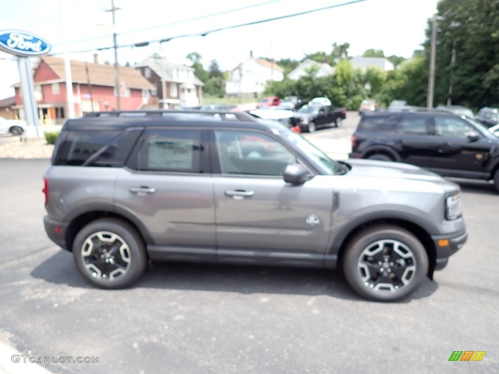 2023 Bronco Sport Outer Banks 4x4 - Carbonized Gray Metallic / Ebony/Roast photo #6