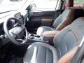 Ebony/Roast 2023 Ford Bronco Sport Outer Banks 4x4 Interior Color