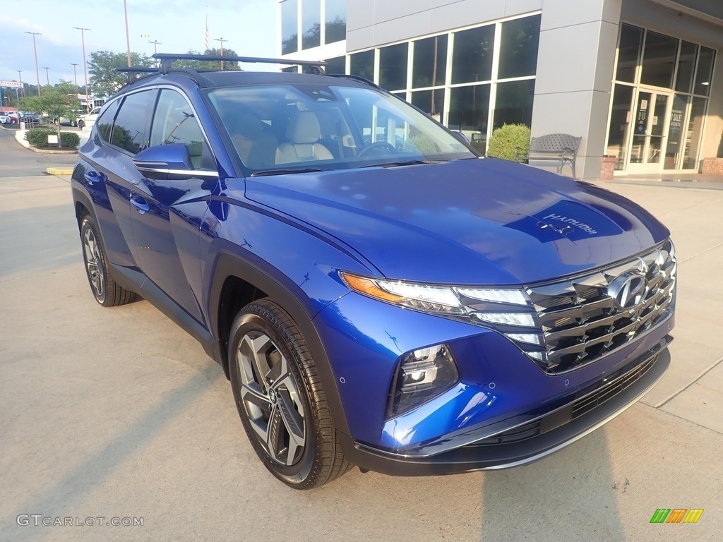 2023 Tucson Limited AWD - Intense Blue / Gray photo #9