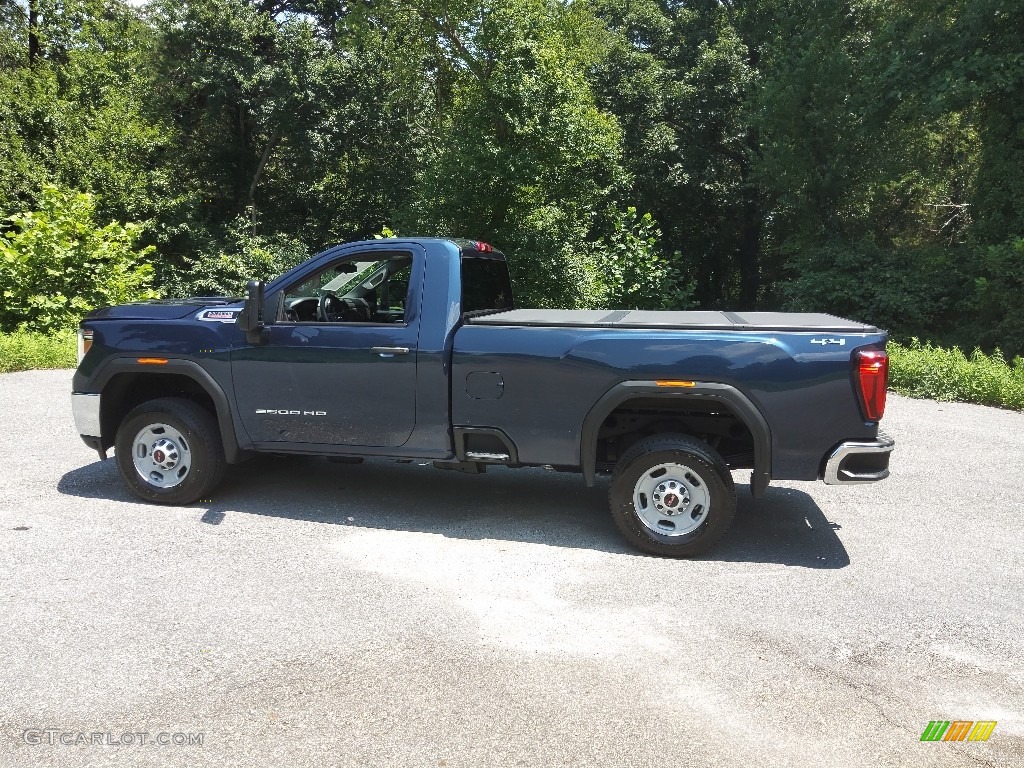 Pacific Blue Metallic 2022 GMC Sierra 2500HD Regular Cab 4WD Exterior Photo #146374897