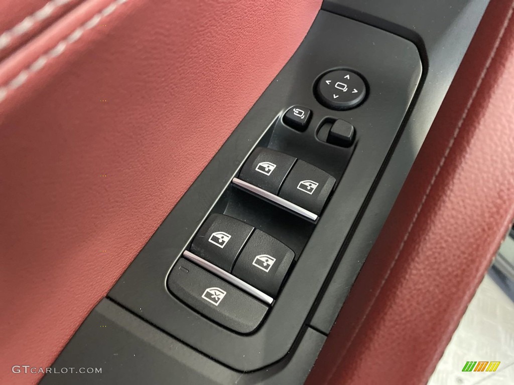 2021 BMW X6 sDrive40i Tacora Red Door Panel Photo #146375084