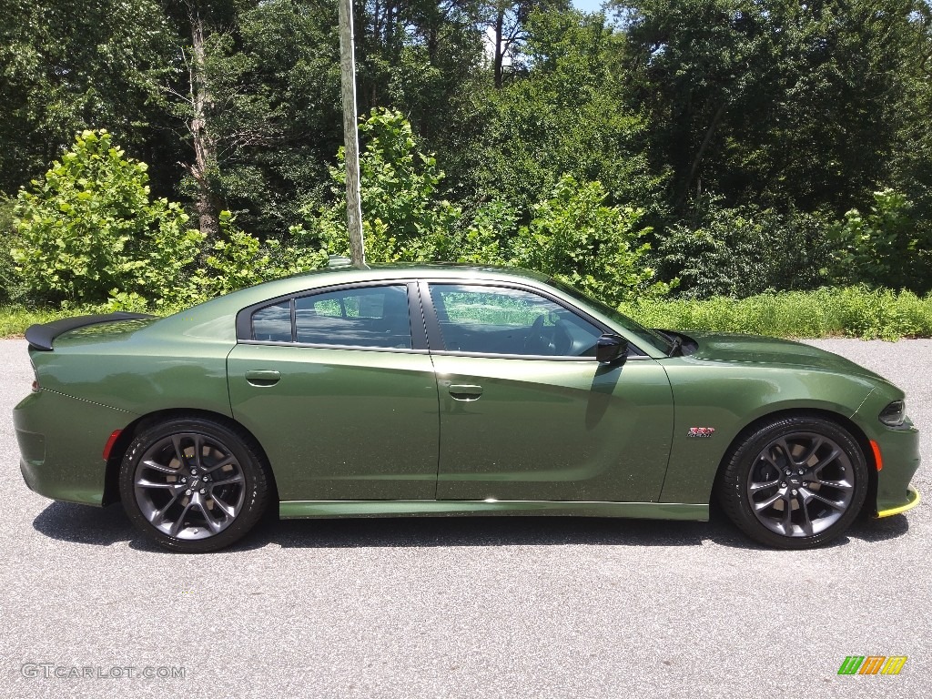 F8 Green 2023 Dodge Charger Scat Pack Plus Exterior Photo #146375132