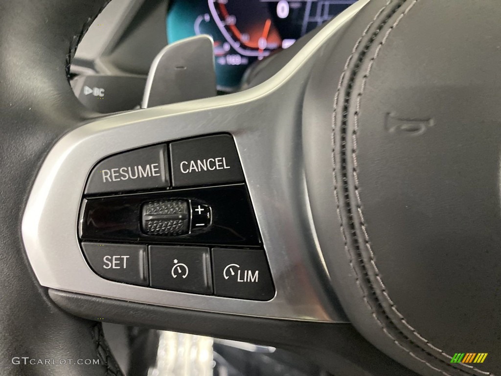 2021 BMW X6 sDrive40i Tacora Red Steering Wheel Photo #146375180