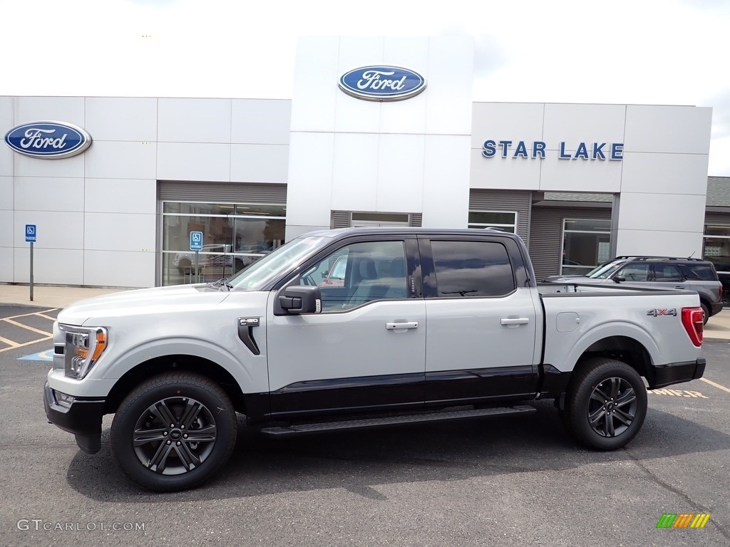 2023 F150 XLT SuperCrew 4x4 - Agate Black Metallic / Black/Slate Gray photo #1