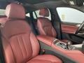 2021 BMW X6 Tacora Red Interior Front Seat Photo