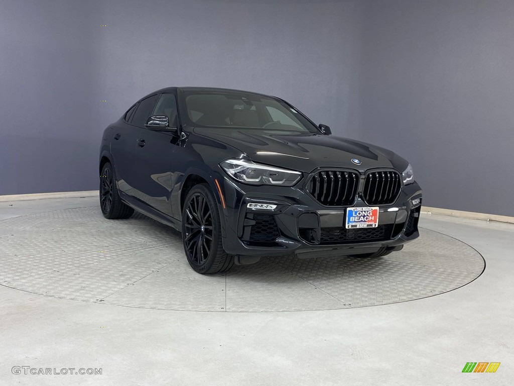 Black Sapphire Metallic 2021 BMW X6 sDrive40i Exterior Photo #146375579