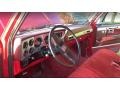 1984 GMC C/K Burgundy Interior Interior Photo