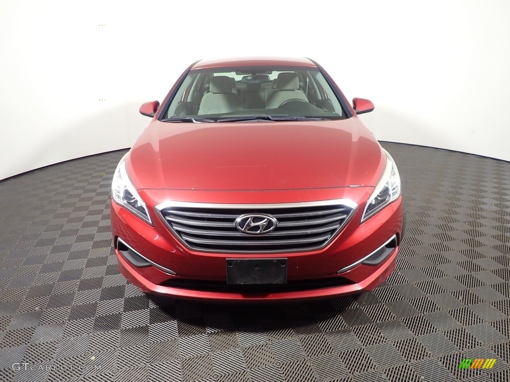 2016 Sonata SE - Venetian Red / Gray photo #5